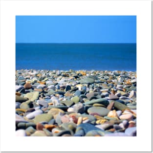 Seaside - Pebbles on the beach Posters and Art